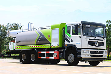 東風華神T5后八輪抑塵車（17方）（圓罐）（60~100米霧炮）