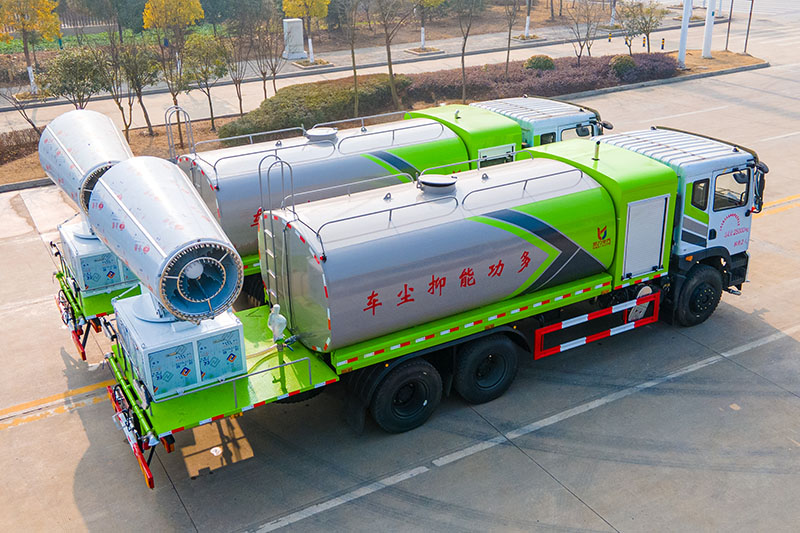 東風(fēng)華神T5后八輪抑塵車(chē)（17方）（圓罐）（60~100米霧炮）