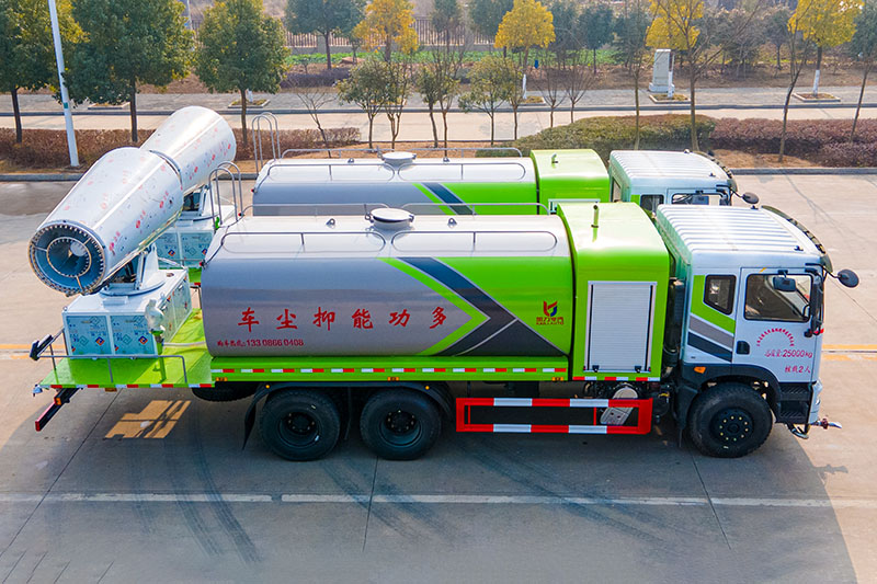 東風(fēng)華神T5后八輪抑塵車(chē)（17方）（圓罐）（60~100米霧炮）