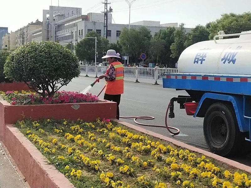 棗莊市薛城區(qū)市容中心多舉措應對旱情