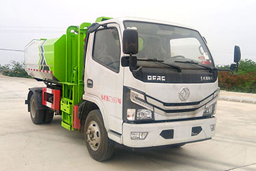 東風小多利卡側裝掛桶垃圾車（自卸式）（5方）