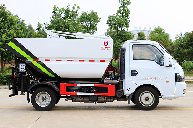 東風途逸無泄漏后裝掛桶垃圾車（3方）