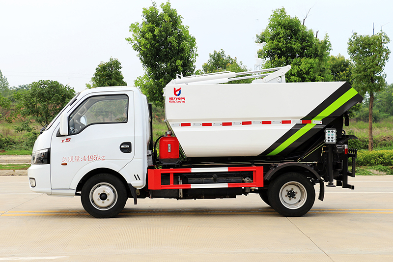 東風途逸無泄漏后裝掛桶垃圾車（3方）