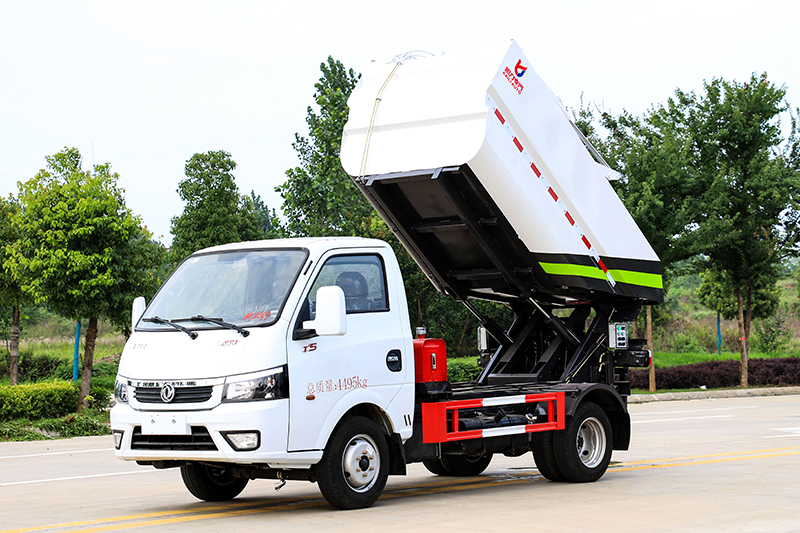 東風途逸無泄漏后裝掛桶垃圾車（3方）
